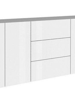 INOSIGN Sideboard Egypt, Kommode, Schrank, Kredenz, grifflos, 4 Türen, 3 Schubkästen mit Push-To-Open Funktion, Hochglanz Breite 200