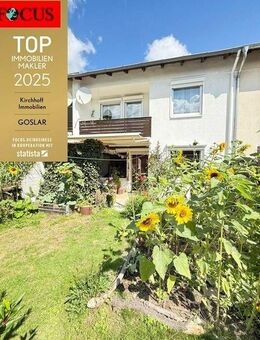 Einziehen und Wohlfühlen: Reihenmittelhaus mit sonnigem Garten und überdachter Terrasse in Vienenburg - Goslar