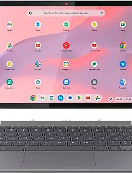 Lenovo IdeaPad Duet MTK 838 Convertible Notebook (27,81 cm/10,95 Zoll, MediaTek Kompanio 838, Mali-G57 MC3, ChromeOS, 2-in-1 Laptop mit WUXGA IPS-Touchdisplay)