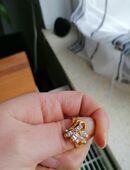 Blumenförmiger Ring in 89250