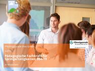 Pädagogische Fachkraft für Springertätigkeiten; 904-19 - München