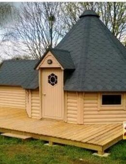 Kota Grillkota Eventhütte 25m² + 250cm Anbau Kiefer - Rietberg