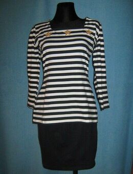 NEU * Edel * Original VINTAGE * Maritim * Sailor * Marine * Navy * Stickerei * ZWEITEILER * Rock und T- Shirt "Avance Creation" Gr. 36- 38/ S * dunkel- blau * weiß * - Riedlingen