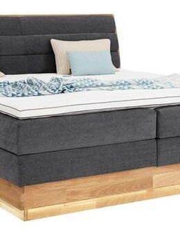 OTTO products Boxspringbett, LED-Beleuchtung, mit zertifizierten, recycelten Bezugsstoffen