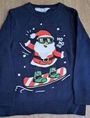 "wie neu" lustiger Weihnachtspullover Gr.98/104 von H&M in 53639