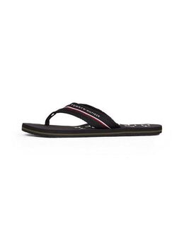 Tommy Hilfiger TOMMY HILFIGER WEB BEACH SANDAL Zehentrenner, Sommerschuh, Badeschuh mit Logoschriftzug