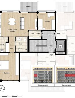 WE 6: 3 Zimmer im 2. OG - links - Berlin