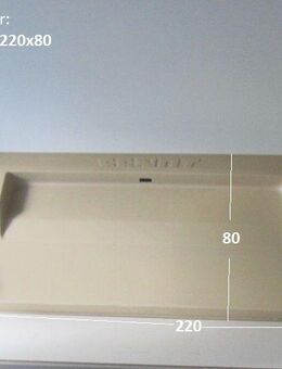 Fendt Heckschürze mit Leuchtenhalter beige, ca 220 x 80 (Lagerwage - Neuware mit Lagerspuren) - Schotten Zentrum