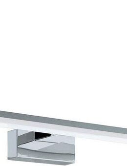 EGLO Spiegelleuchte PANDELLA 1 Wandlampe, Badezimmerlampe, chrom, silber, weiß, IP44, LED fest integriert, Neutralweiß, LED, Bad, Badezimmer, klassisch, modern, minimalistisch, 40x12x4cm
