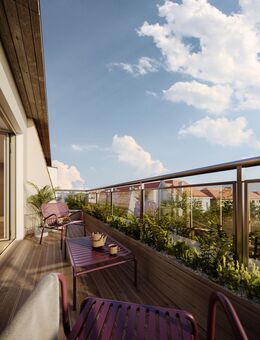 Neubauprojekt in der beliebten Südvorstadt, Kompakte Wohnung mit 4 Zimmern, Erstbezug & KfW 40 - Leipzig