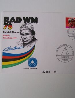 Radsport, Briefmarken, Umschläge, Stempel, Dietrich Thurau, Sport - Erftstadt