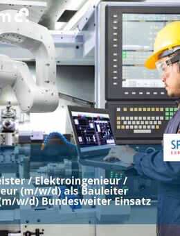 Elektromeister / Elektroingenieur / Bauingenieur (m/w/d) als Bauleiter Kabelzug (m/w/d) Bundesweiter Einsatz - Schwerin