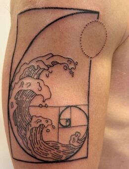 Goldene Spirale Tattoo – Mathematik trifft Kunst | Saarbrücken ab 80 € - Saarbrücken