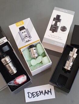 Verdampfer Riccardo Tornado Hero / Smok TF RDTA / Tröpfler OBS Cheetah - Gehrden