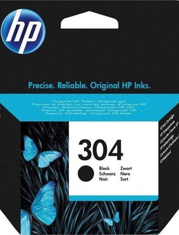 HP 304 Tintenpatrone (original Druckerpatrone 304 schwarz N9K05AE)