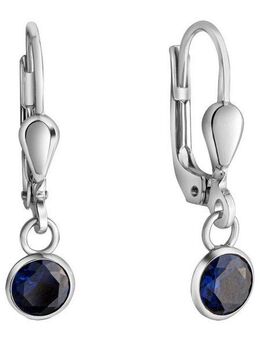 Firetti Paar Ohrhänger Schmuck Geschenk Silber 925 Ohrschmuck Patentbrisur Solitär Glitzer, mit Zirkonia (synth)