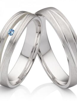 Silberringe aus massiven 925 Silber Topas blau SPT100 - Aholming