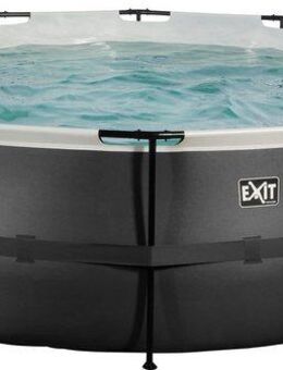 EXIT Framepool inkl. Sicherheitsleiter (Set, 3-tlg), ØxH: 450x122 cm, mit Sandfilteranlage