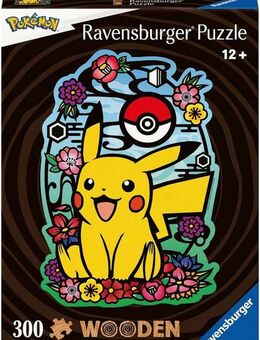 Ravensburger Puzzle Pokemon Pikachu, 300 Puzzleteile, Made in Europe