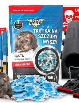 Ratten Mäuse Gift Fallen Set Mäusefalle Rattenfalle Rattengift Mäusegift Ratten Mäuse - Wuppertal