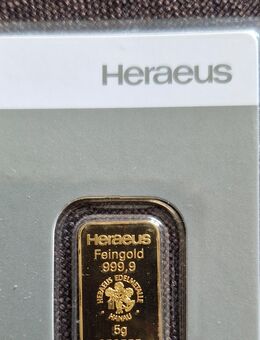 Goldbarren 5g - Ichenhausen