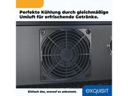 exquisit Kühlschrank GKS240-GT-160C schwarz, 140 cm hoch, 54 cm breit