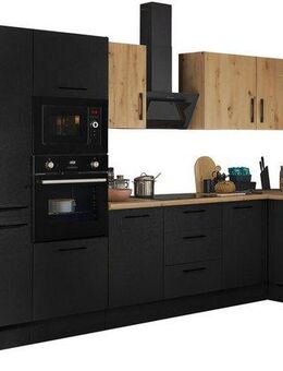 BASIC by Balculina Winkelküche Turin, Stellbreite 370x175 cm, wahlweise mit E-Geräten