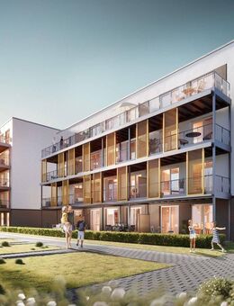 Neubau - Erstbezug mit Terrasse: Stilvolle 2,5-Zimmer-Wohnung im EG - Augsburg