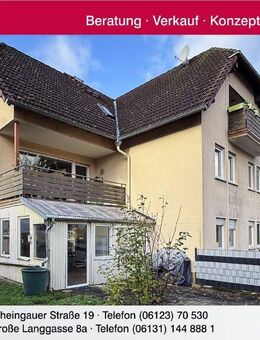 **2 Häuser zum Preis von Einem in Kiedrich** Solides 4 Familienhaus + Einfamilienhaus mit Nebengebäude - Kiedrich
