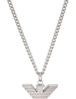Emporio Armani Kette mit Anhänger Schmuck Geschenk Edelstahl Halskette ESSENTIAL