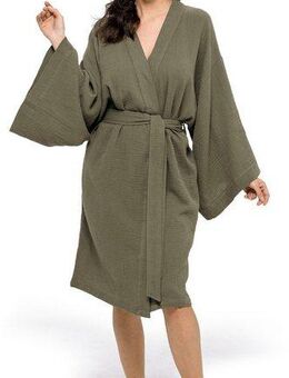 Möve Kimono ideal für Sauna & Spa, Hotelbademantel, Morgenmantel, Kurzform, Gürtel