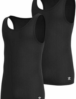 adidas Originals Achseltop (2er Pack) atmungsaktiv, Baumwollmix, elastisch, Feinripp, Rundhals-Ausschnitt