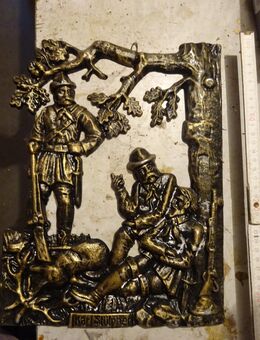 Metallrelief Metallbild Wandbild "Stülpner Karl" - Altenberg