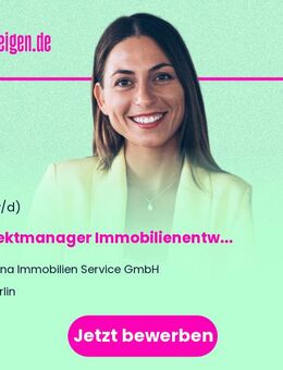 Projektmanager (m/w/d) Immobilienentwicklung im Gesundheitswesen - Berlin