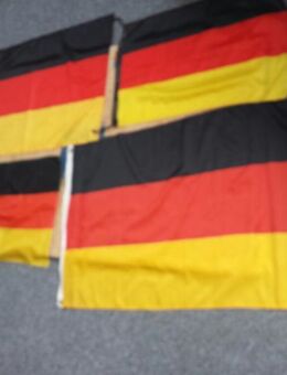 Deutschland Fahnen und Fan Artikel im Set. Maße siehe Fotos - Kassel Brasselsberg