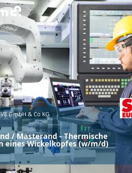 Bachelorand / Masterand - Thermische Simulation eines Wickelkopfes (w/m/d) - Bruchsal