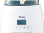 Alecto Flaschenwärmer BW700TWIN, Duo-Flaschenwärmer 3-in-1, Erhitzen, Sterilisieren und Auftauen