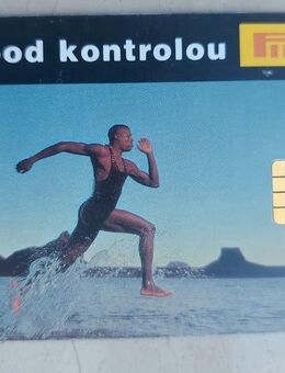 PIRELLI Carl Lewis Telefonkarte Tschechien aus Sammlungsauflösung - Zwickau