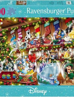 Ravensburger Puzzle Disney Classics, Schneekugelparadies, 1000 Puzzleteile, Made in Germany