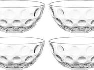 LEONARDO Schale CUCINA OPTIC, 4er-Set, Glas, (Set, 4-tlg), Spülmaschinengeeignet