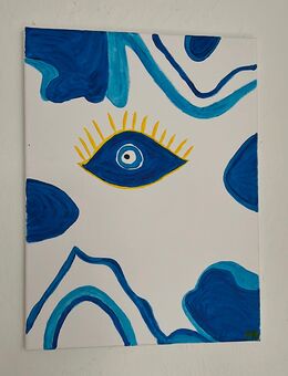 Originalgemälde Acryl auf Leinwand 30x40 cm - Offenbach (Main) Innenstadt