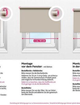 Doppelrollo Greta, my home, Lichtschutz, ohne Bohren, freihängend, Klemmträger mit Feststellschraube, mit Kassette, Befestigung mit Klemmträgern