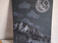 Selfmade- Berge und Mond - Lengede