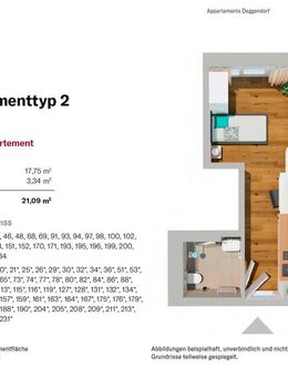 1-Zimmer Appartement in Fischerdorf - Deggendorf