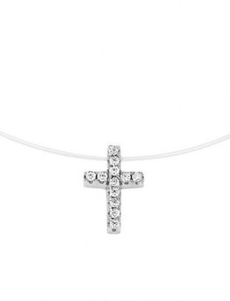 Smart Jewel Collier Anhänger Kreuz, Silber 925