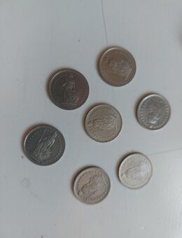 7 Stück 0,5 Franken aus der Schweiz - Neuhaus (Inn)