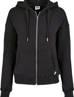 URBAN CLASSICS Sweatjacke Urban Classics Damen Ladies Organic Terry Zip Hoody (1-tlg)