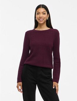 Vila Rundhalspullover VIDALO O-NECK L/S KNIT TOP- NOOS