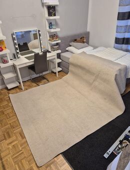 Teppich IKEA - STOENSE Kurzflor, elfenbeinweiß, 200x300 cm - Essen