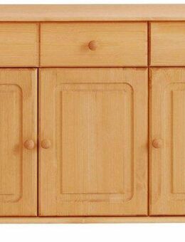 Home affaire Sideboard Mette, Kommode mit gefrästen, kugelförmigen Füßen, Breite 120 cm
